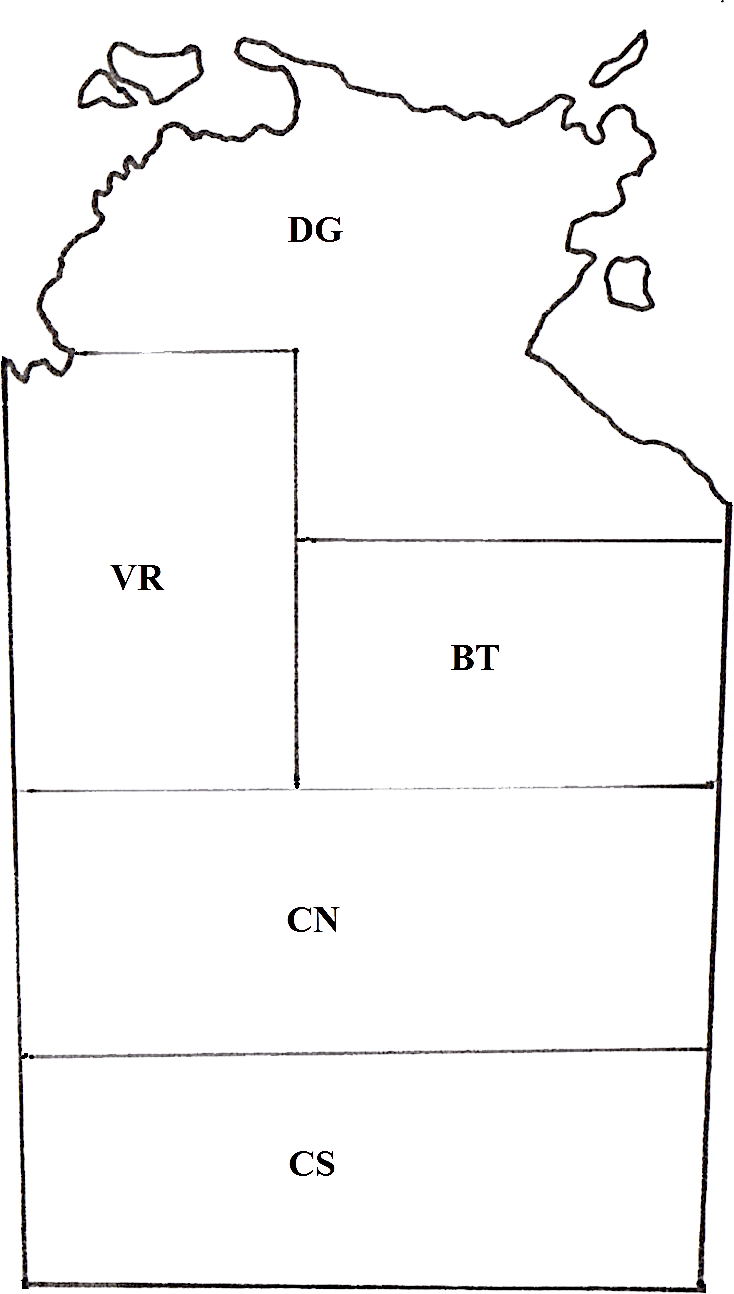 Northern Territory Regions Map